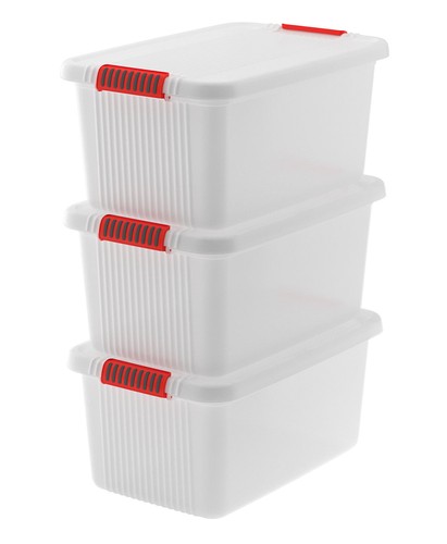 Set contenitori rettangolari - set, 3
