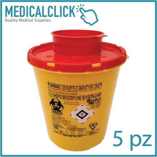 5pz contenitore plastica - contenitore, in