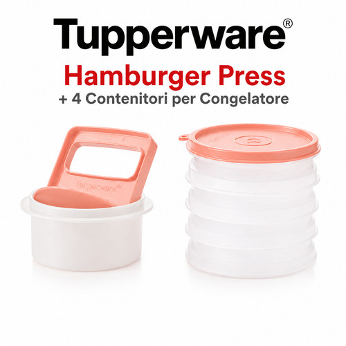 Tupperware hamburger press - tupperware, +
