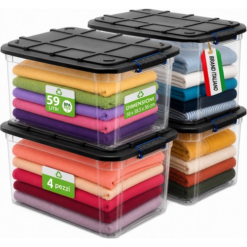 Set pezzi contenitori con - set,