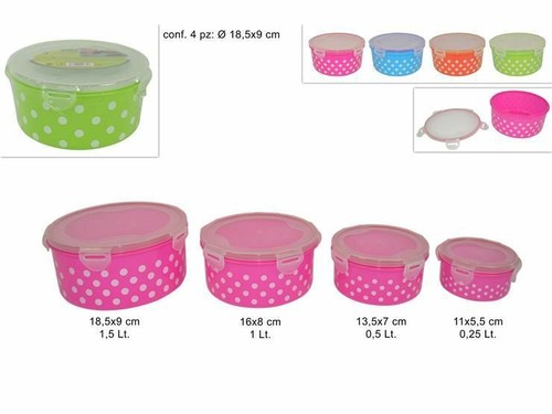 Set contenitori in - x, 4