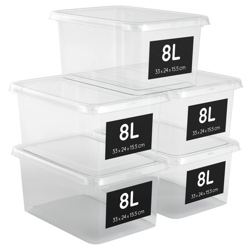 Scatole plastica con - 5,
