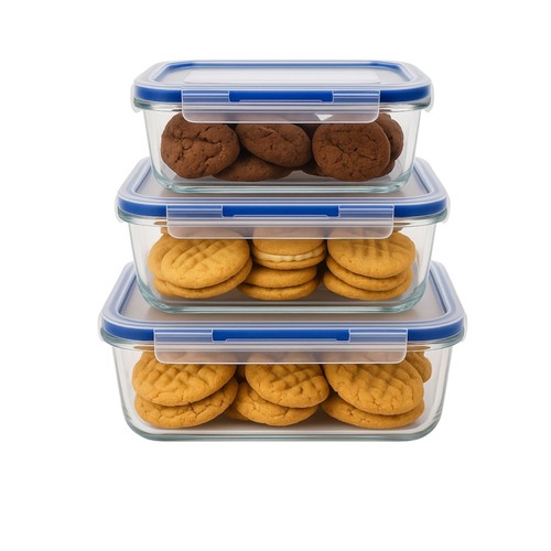 Set contenitori ermetici - 3, per